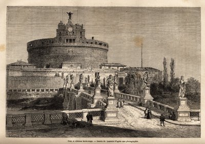 Die Brücke und das Schloss von Saint Angelo (Castel Sant