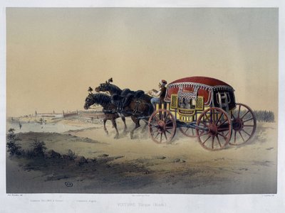 Türkische Kutsche - 19. Jahrhundert, n. Chr. von Unknown artist