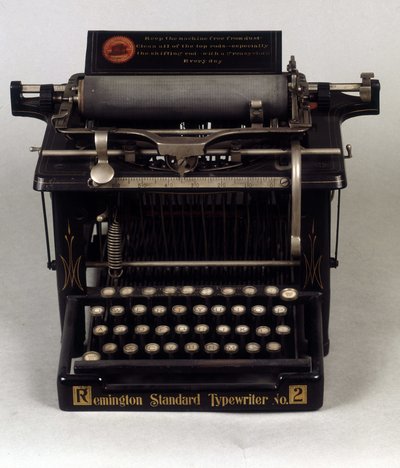 Schreibmaschine, Modell Remington von Unknown artist