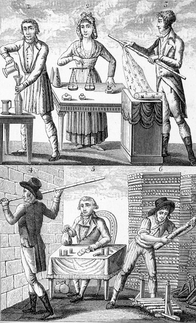 Verwendung neuer Gewichte und Maße im Jahr 1795 von Unknown artist