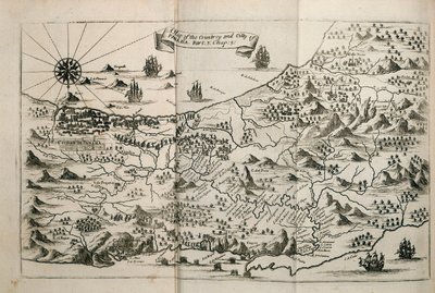 Eine Karte des Landes und der Stadt Panama. Teil 3: Kap. 5. (Gravur) von Unknown artist