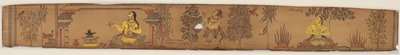Ein Prinz führt Entbehrungen durch (recto), aus einer Romanze von Chandrabhanu und Lavanyavati von Upendra Bhanja (1670–1740) von Unknown artist
