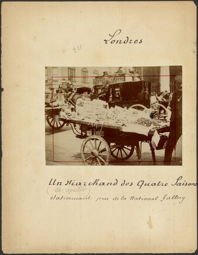 Ein Verkäuferwagen von Unknown artist