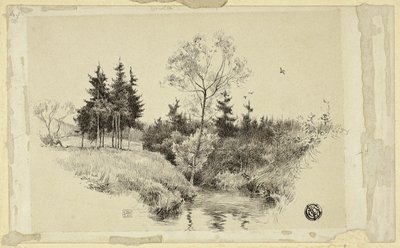 Bach im Wald von Unknown artist
