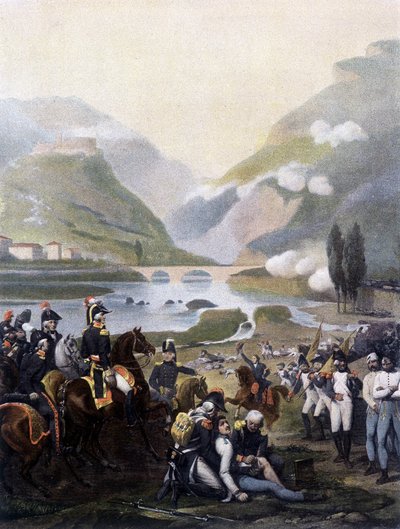 Eroberung der Burg Pietra durch die napoleonische Armee am 4. September von Unknown artist