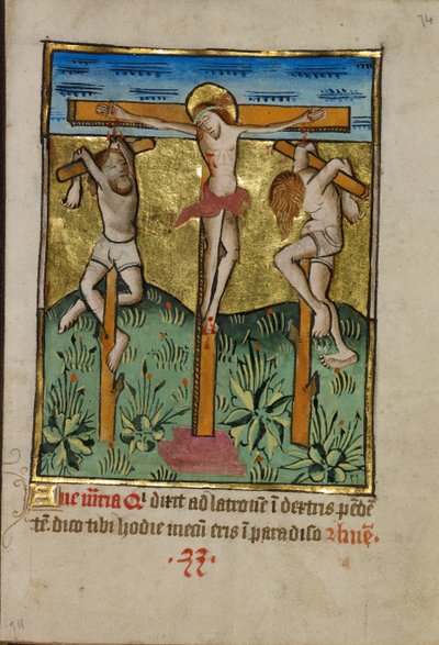 Christus gekreuzigt zwischen den beiden Dieben von Unknown artist