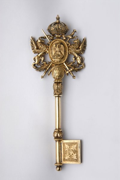 Schlüssel des Kammerherrn, Mexiko. Zeit von König Maximilian I. (1832-1867). von Unknown artist