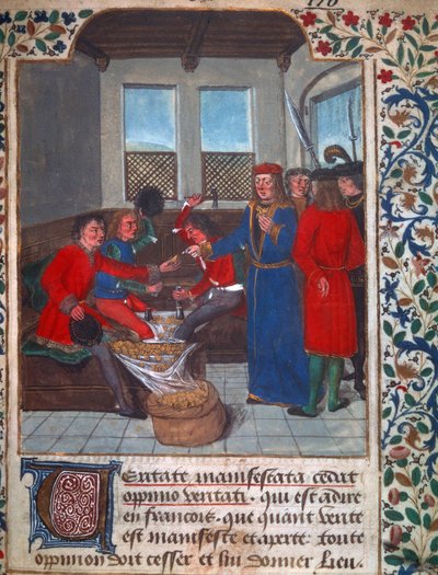 Münzprägung im Mittelalter von Unknown artist