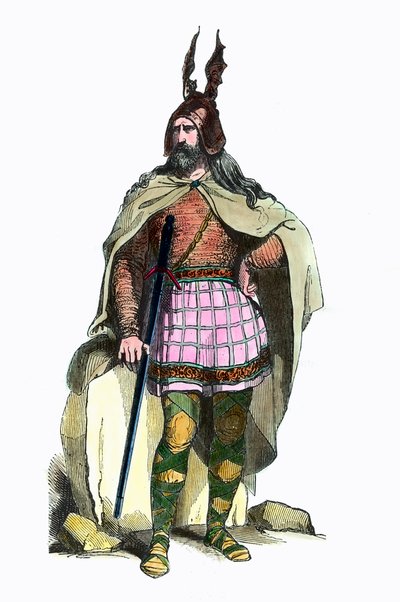 Kostüm eines gallischen Häuptlings unter römischer Herrschaft von Unknown artist