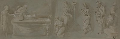David verspricht Bathseba, dass Salomo herrschen wird von Unknown artist