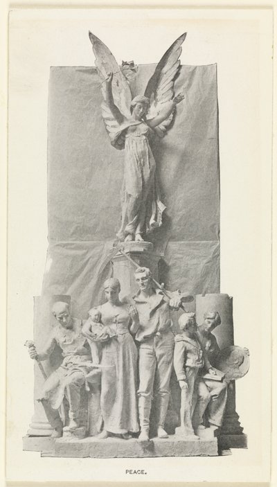Detail der Skulptur Frieden auf dem Dewey-Bogen, Madison Square, New York von Unknown artist
