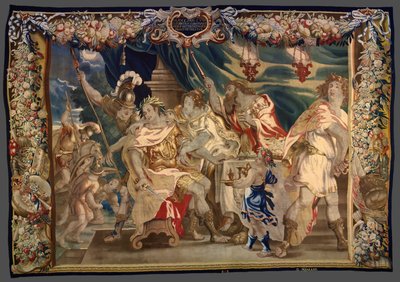 Entdeckung des Plans, Caesar und Cleopatra zu töten, aus Die Geschichte von Caesar und Cleopatra von Unknown artist