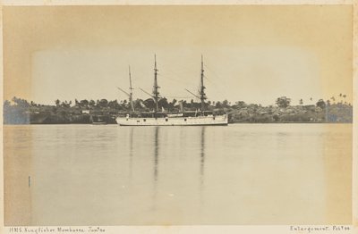 HMS Kingfisher. Mombasa. von Unknown artist