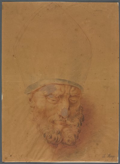 Kopf eines Bischofs von Unknown artist