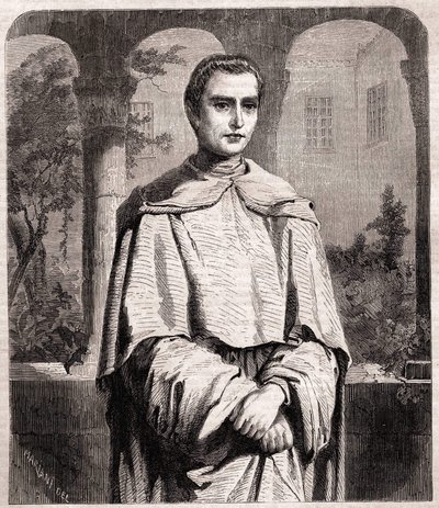 Henri Lacordaire, französischer Priester und Dominikaner (1802-1861) von Unknown artist