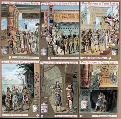 Illustration zur Oper „Aida“ von Giuseppe Verdi (1813-1901) von Unknown artist
