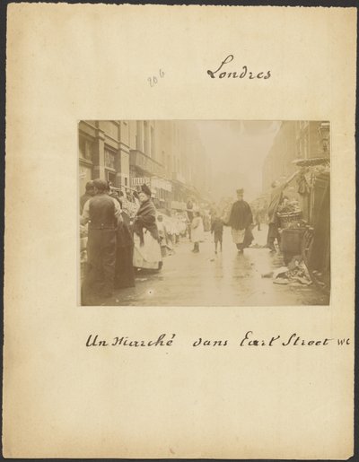 [Markt auf der Earl Street] von Unknown artist