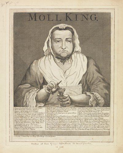 Moll King (Breitseite graviertes Porträt der berüchtigten Geliebten des King