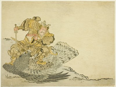 Onamushi no Mikoto tötet den großen Vogel von Unknown artist