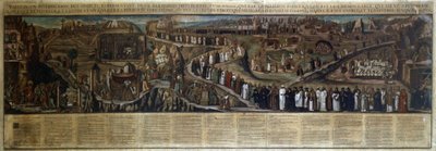 Gemälde... zwei Religionen darstellend, eine falsche... die papistische... eine wahre... die christliche von Unknown artist