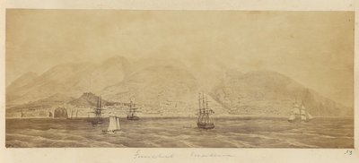 [Panorama des Hafens, Funchal, Madeira] von Unknown artist