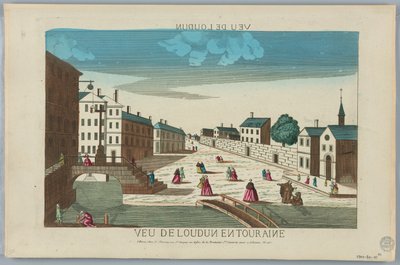 Guckkasten, Veu de Londun en Touraine von Unknown artist