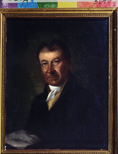 Porträt des Komponisten Dmitry Bortniansky von Unknown artist