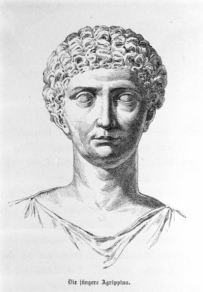 Porträt von Agrippina der Jüngeren (16 - 59) von Unknown artist