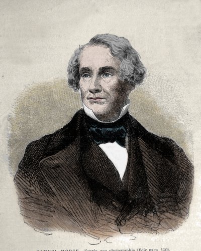 Porträt des amerikanischen Erfinders Samuel Finley Breese Morse (1791-1872) von Unknown artist