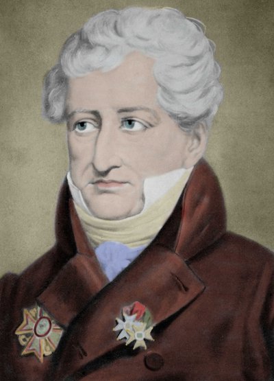 Porträt von Baron Georges Cuvier (1769-1832), französischer Naturforscher. von Unknown artist