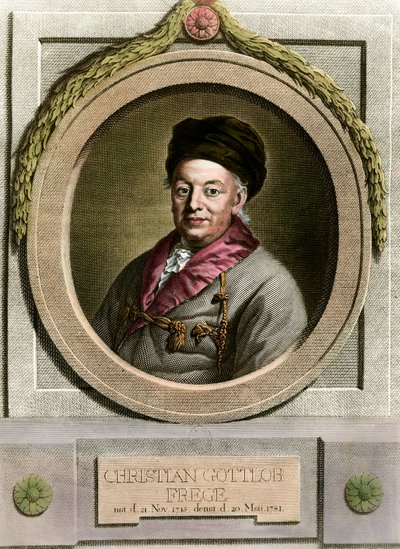 Porträt von Christian Frege (1715-1781), deutscher Mathematiker und Philosoph von Unknown artist