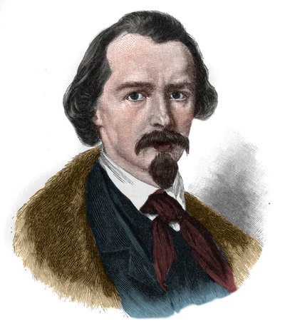 Porträt von Emanuel von Geibel (1815-1884), deutscher Dichter und Dramatiker. von Unknown artist