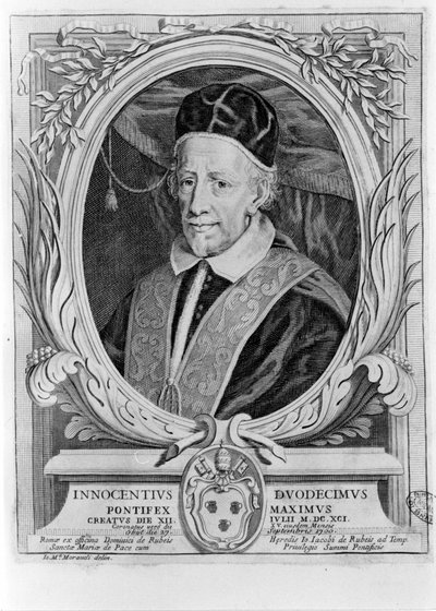 Porträt von Innozenz XII (1615 - 1700) von Unknown artist