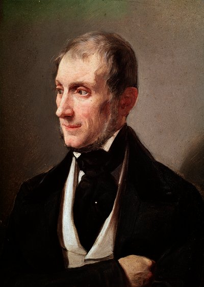 Porträt des italienischen Romanciers und Dichters Tommaso Grossi (1790-1853) von Unknown artist
