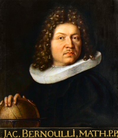 Porträt von Jacques Bernoulli (1667-1748) - Schweizer Mathematiker von Unknown artist