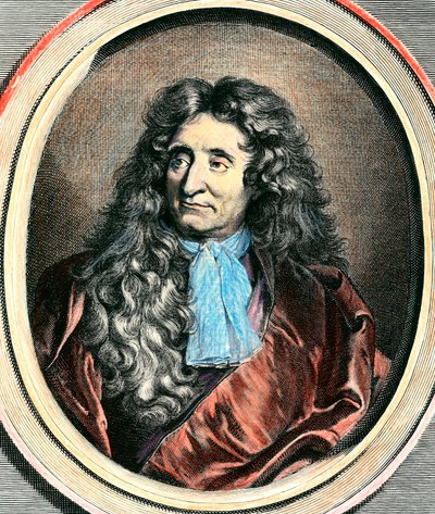 Porträt von Jean de La Fontaine von Unknown artist