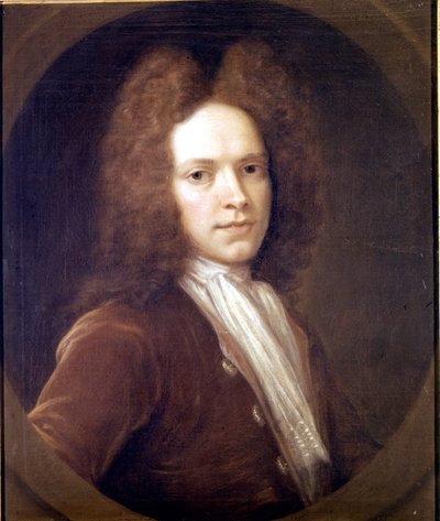 Porträt von John Christopher Pepusch (1667 - 1752), britischer Komponist von Unknown artist