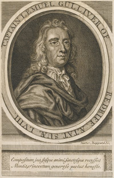 Porträt von Jonathan Swift von Unknown artist