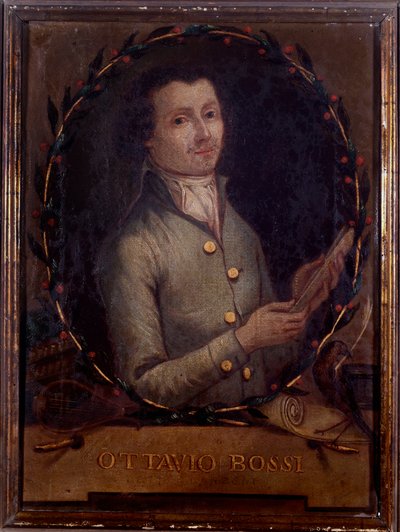 Porträt von Ottavio Bossi, italienischer Komponist von Unknown artist