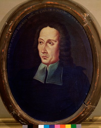Porträt von Ottavio Pitoni (1657-1743), italienischer Komponist von Unknown artist