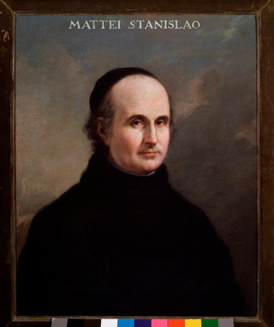 Porträt von Stanislao Mattei (1750-1825) italienischer Komponist. Anonymes Gemälde. 18. Jahrhundert. Bologna, Civico Museo Musicale von Unknown artist
