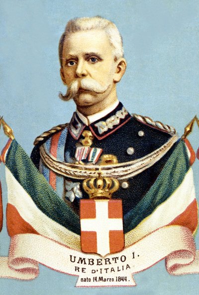 Porträt von Umberto I., König von Italien (Humbert I) von Unknown artist