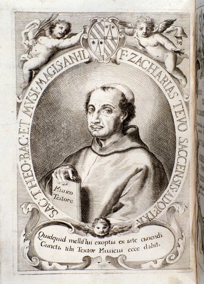 Porträt von Zaccaria Tevo aus Il musico testore von Unknown artist