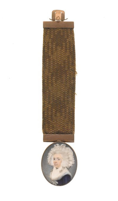 Porträt einer Frau, vermutlich Susannah Eveleigh, Ehefrau von William Eveleigh von Unknown artist