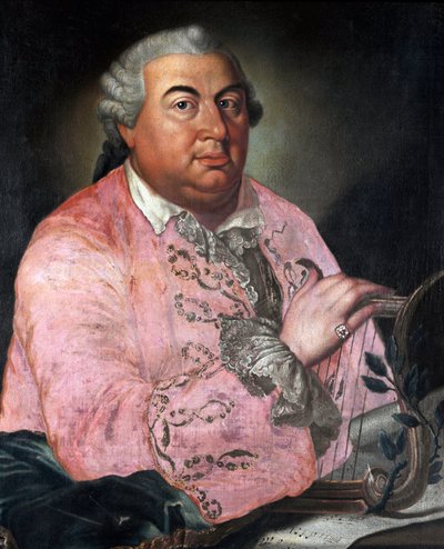 Porträt des italienischen Komponisten Niccolò Jommelli (1714-1774) Anonymes Gemälde. Um 1760 Bologna, Museo Civico Biblioteca Musicale von Unknown artist