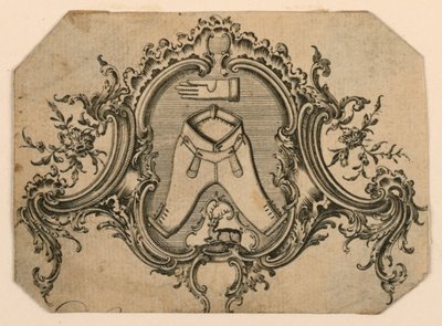 Mögliche Handelskarte für einen Schneider von Unknown artist