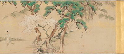Prozession eines kaiserlichen Boten zum Iwashimizu-Schrein von Unknown artist