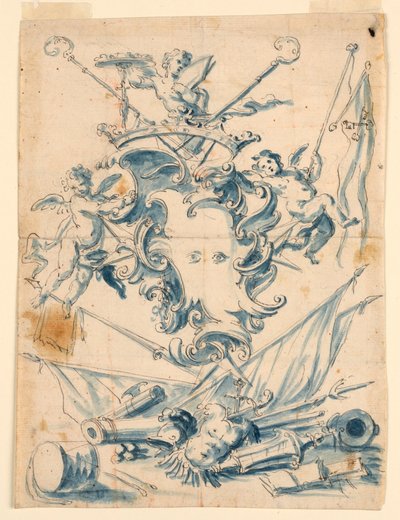 Entwurf für das Wappen eines Kardinals von Unknown artist