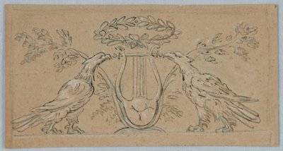 Entwurf für die Dekoration eines länglichen Panels von Unknown artist