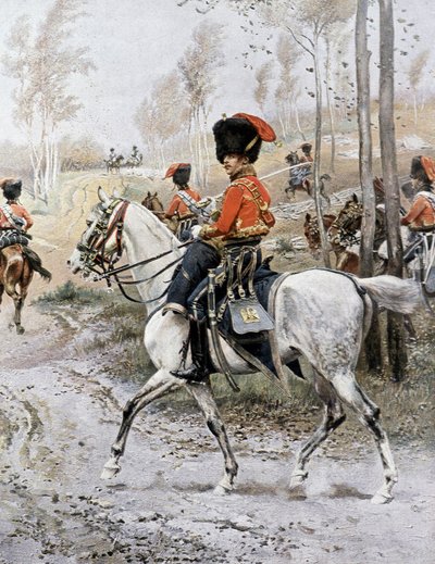 Regiment der berittenen Jäger von Unknown artist